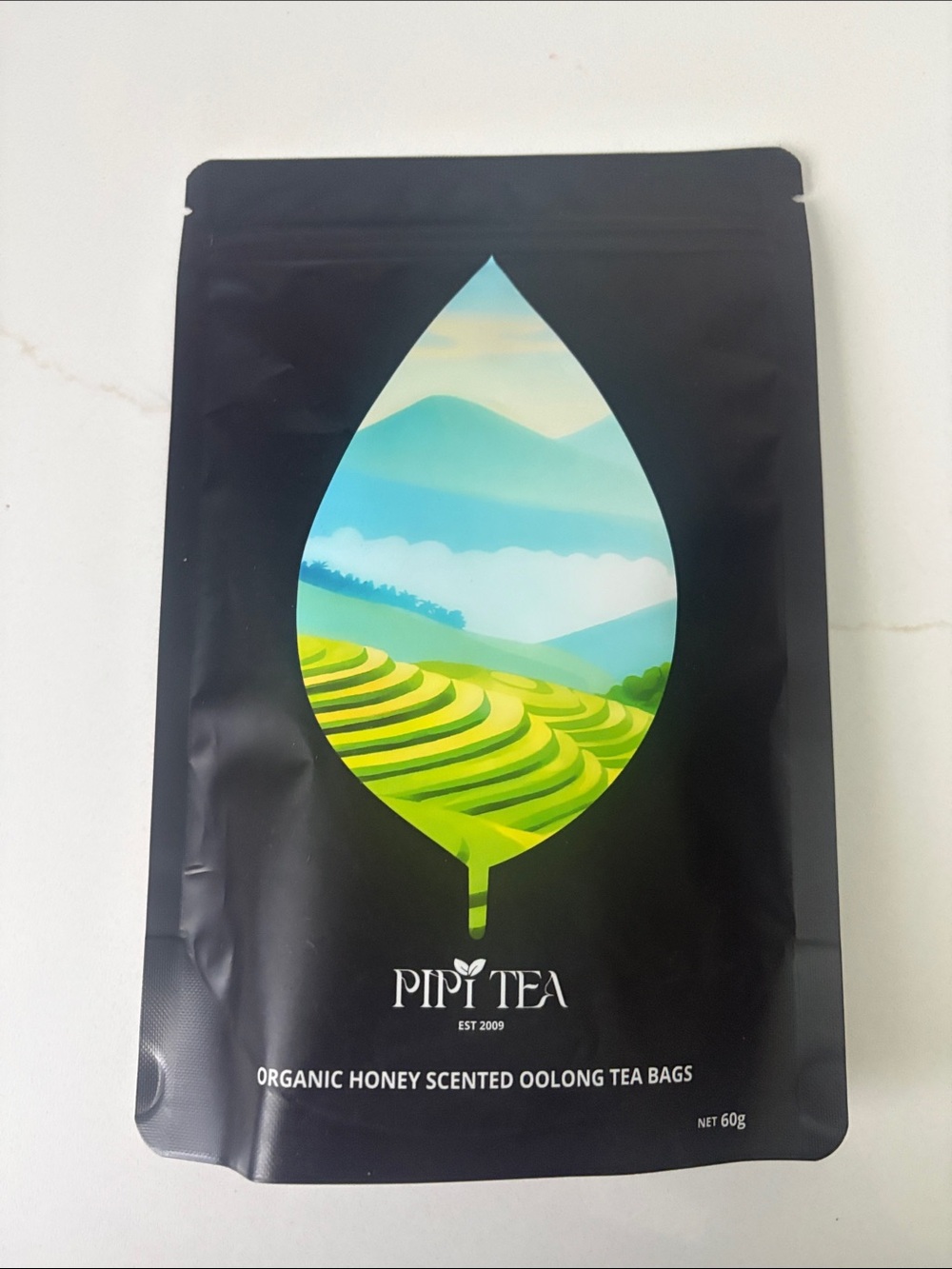 Organic Honey Scented Oolong Tea Bags — Black